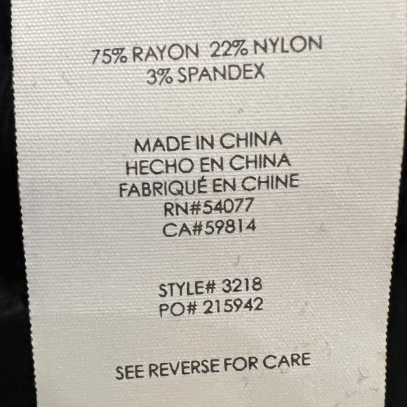 CaBi Black Ponte Knit Classic A-Line Skirt Size 6 - Picture 6 of 9